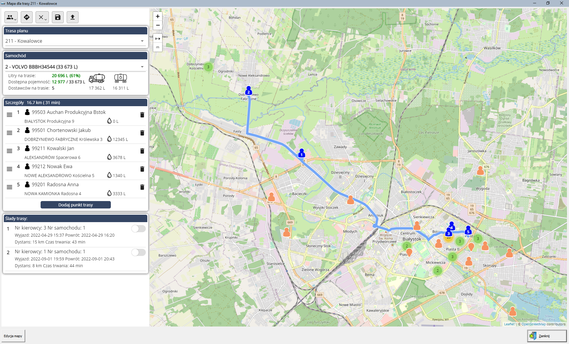 integracja cmms eam z systemem dla transportu