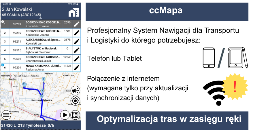 system cmms eam agility zintegrowany z mapami google