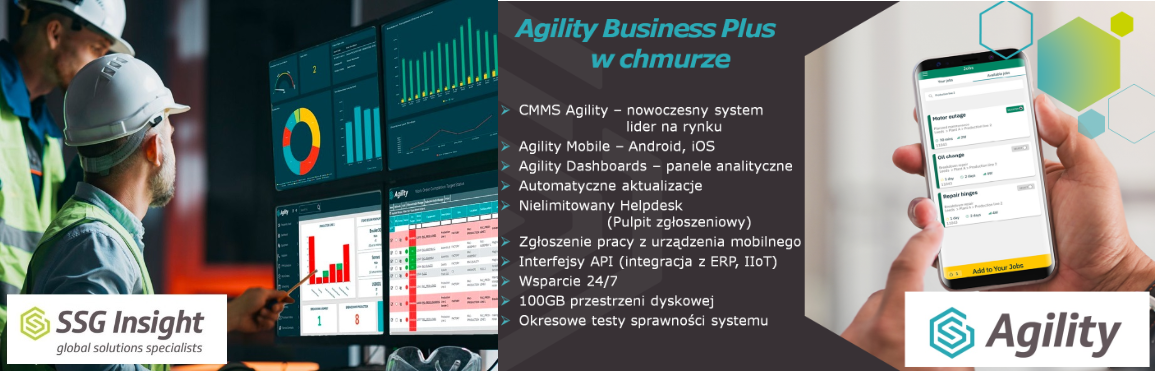 Zalety i funkcjonalności systemu EAM CMMS Agility w chmurze